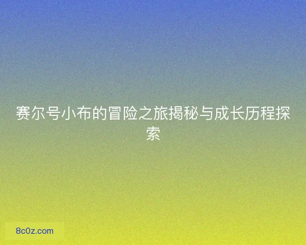 赛尔号小布的冒险之旅揭秘与成长历程探索 赛尔号小布的冒险之旅揭秘与成长历程探索